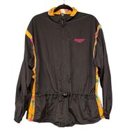 Vintage 90's Saucony Windbreaker‎ Fleece Lined Jacket Size Large (L)