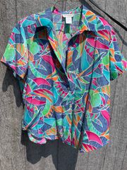 Graver Studio Funky Abstract Button Up