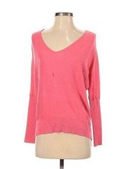 🌸 Victoria's Secret Pink Pullover V Neck Sweater Size XS