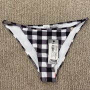 Checkered bikini bottoms