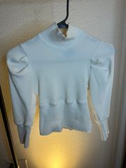 Puff Sleeve Lala Turtleneck