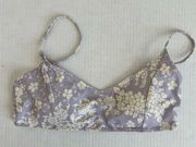 Summersalt Women’s Floral Padded Clasp Back Thin Strap Bikini Top Size 4