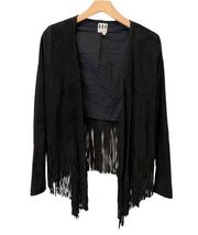 Haute Hippie Suede Fringe Jacket