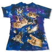 l*space Cats In  Tie Dye Graphic Tee