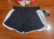 Bebe High Waist Color Block Shorts Size Large