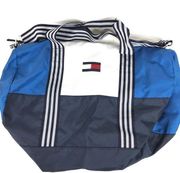 Tommy Hilfiger | Blue & White Colorblock Duffle Bag