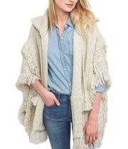 The Gap Fringe Poncho