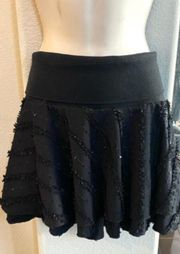 NWOT  sparkly mini skirt. Sz M
