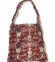 Free People Lightweight Gauze Floral Bag