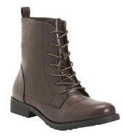 NWT Catherine Malandrino Women’s Size 10 Brown Booney Vegan Leather Combat Boots