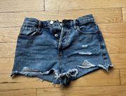 Vintage Distressed Highwaisted Shorts