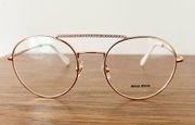 Miu miu optical frames glasses gold / rose gold VMU 51 R