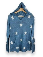 NWT Star Print Hooded Sweater