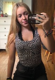 Cheetah Print Tank Top