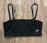 Gymshark Bandeau Sports Bra Small with spandex fraying shown in pic