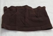 Brown Bandeau (Tube Top) ONE SIZE FITS MOST