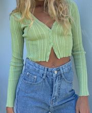 Cropped Cardigan Top