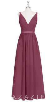 NWT  Mulberry Leanna Bridesmaid Dress XL Pleated Tie Waist Maxi Wedding