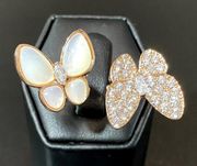 Nordstrom Rose Gold Butterfly Ring