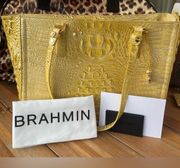 Brahmin Ashlee Butter Melbourne tote with credit card wallet.​​