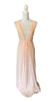 Forever 21 Pink Blush Maxi Dress Size S NWT