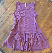 Purple Ruffle Dress Size Small