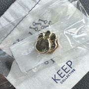 Keep collective Paw charm in gold New