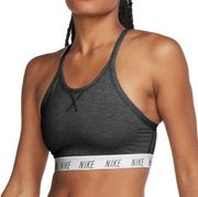 Nike  Women's low impact dark charcoal grey gray sports bra XS