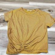 Lush Striped Knot Tee Shirt Women’s XS