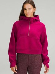 Scuba Oversized Half-Zip Hoodie