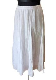 Westport White Midi Skirt (1X)