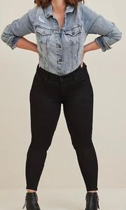 Bombshell Black High Rise Skinny Jeans