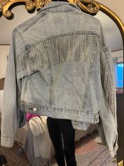 Rhinestone Denim Jacket