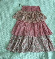 1960 floral tiered dress NWOT