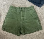 Olive Cargo Short