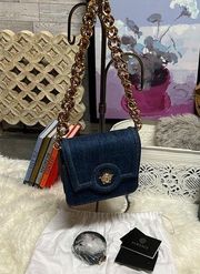 Versace 'La Medusa' Denim crossbody bag