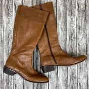 Corso Como Brown Leather Boots Size 9.5