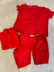 Red Scrub SETS:  iflex & heartsoul