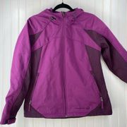 Free Country Women’s Purple Long Sleeve Full Zipped Hooded Jacket Size Large