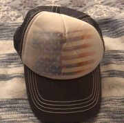 Billabong American Flag trucker hat