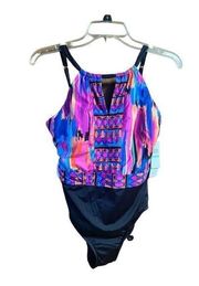 Jantzen *Tummy Control * One piece * Swimsuit Sz 8 NWT