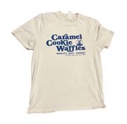 Vintage 90s retro inspired ‘Caramel Cookie Waffles World’s Best Cookies Billings, Montana Since 1984’ T Shirt 🔥