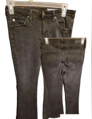 𝅺the Jodi Crop Black jeans Adriano Goldschmied. Hi rise slim flare crop size 25