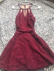 Maroon Dress