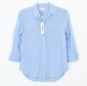 L'Agence Ryan Button Down 3/4 Sleeve Blouse Size XS NWT