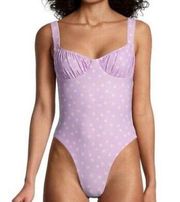 NEW weworewhat ruched cup one piece daisies