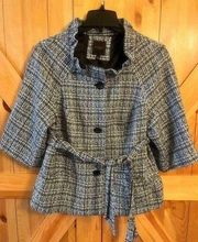 The Limited Collection Tweed Womens short over coat jacket sz large