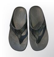 NWOB Algeria Thong Ode Smoke Tabasco Sandal Size 5.5 6