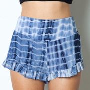 🎈Sans Souci Tie Dye Ruffle Short Shorts Size M