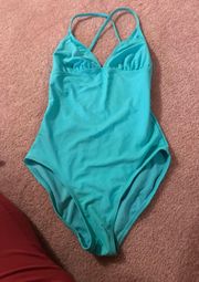 Turquoise One Piece Swimsuit